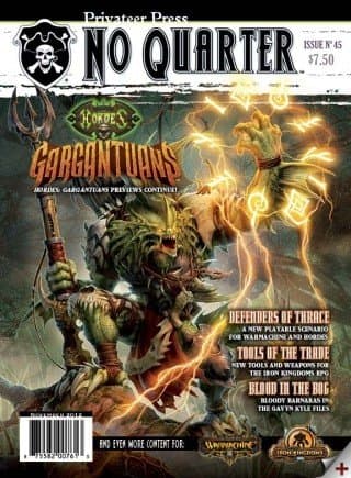 No Quarter Magazine Nr. 45 - Warmachine / Hordes (Privateer Press) PIP-NQ45 December 2012 *Crazy tilbud*