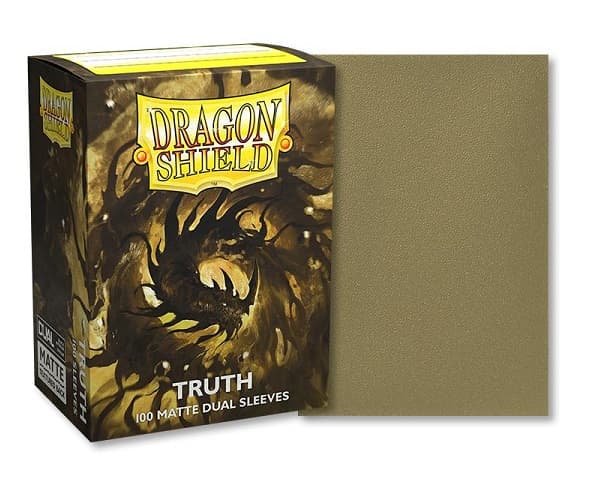 Dragon Shield Deck Protectors - Matte Dual: Truth - 100 lommer - Dragonshield - Sleeves #AT-15060