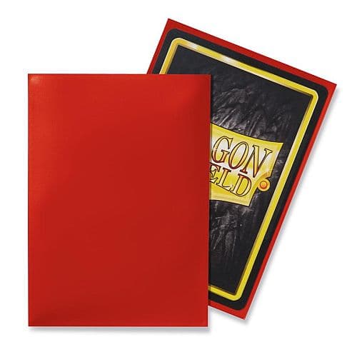 Dragon Shield Deck Protectors - Classic: Crimson - 100 lommer - Dragonshield - Sleeves #AT-10021