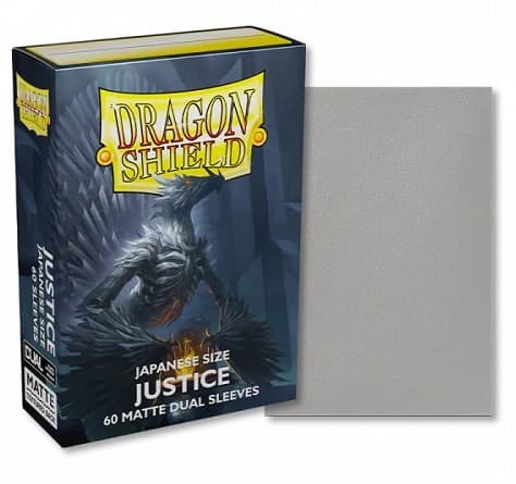 Dragon Shield Small/Japanese Size Deck Protectors - Matte Dual: Justice - 60 lommer - Dragonshield (Yugioh) - Sleeves #AT-15161