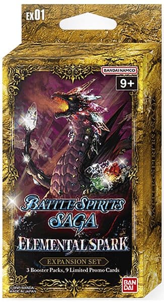 Battle Spirits Saga - EX01: Expansion Set 01 - Elemental Spark (4 Booster Packs)