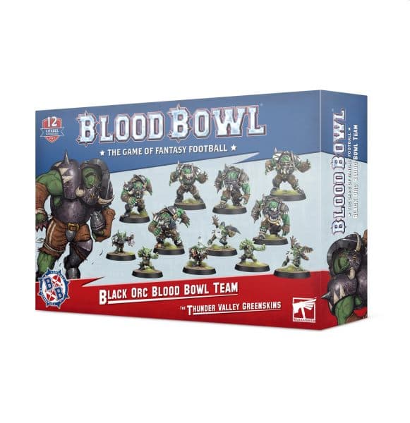 Blood Bowl - Team: Black Orcs - The Thunder Valley Greenskins - 99120909005