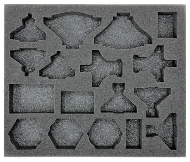 (Aeronautica Imperialis) Skies of Fire Foam Tray with Unassembled Flight Stands (BFB-1)