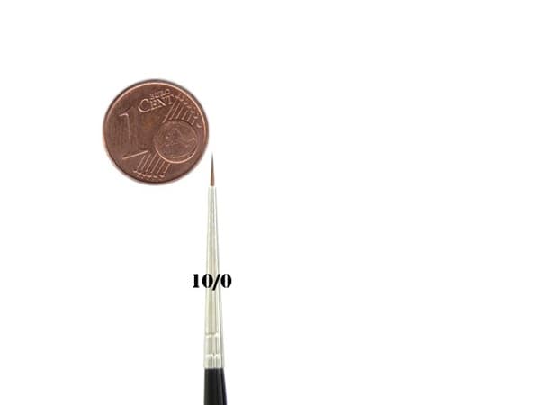 Feldherr - Kolinsky Red Sable Brush Size 10/0 | Ø 0,9mm | Visible Hair Length 5mm