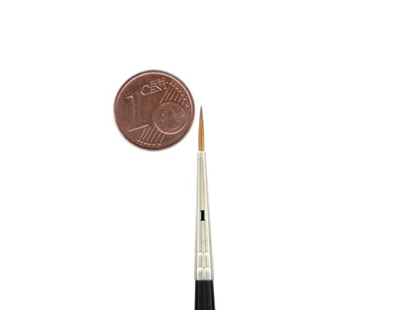 Feldherr - Kolinsky Red Sable Brush Size 1 | Ø 1,9mm | Visible Hair Length 10mm