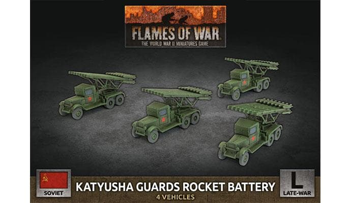 WWII Soviet - Katyusha Guards Rocket Battery (x4 Plastic)
