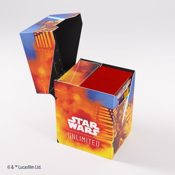 Gamegenic - Deck Box: Star Wars: Unlimited Soft Crate - Luke/Vader