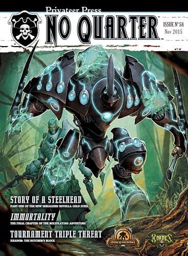 No Quarter Magazine Nr. 58 - Warmachine / Hordes (Privateer Press) Januar 2015 PIP-NQ58 *Crazy tilbud*