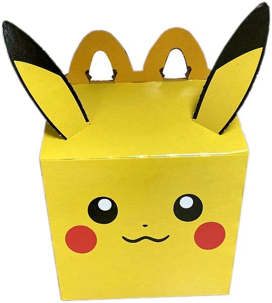 Pokemon 25th - McDonalds Happy Meal Empty Pikachu Box
