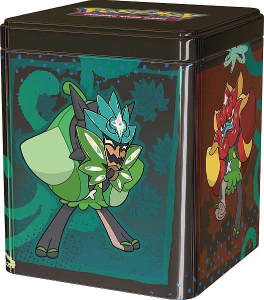 Pokemon Tin Kasse - 2025 Stacking Tin Wave 1: Ogerpon - Stackable Collector's Tin Box (3 Boosters)