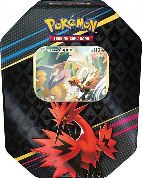 Pokemon Crown Zenith Tin: Galarian Zapdos