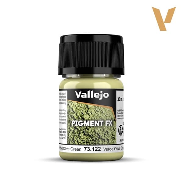 Vallejo - Pigments - Faded Olive Green - 30ml.