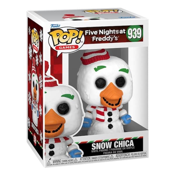 Funko Pop: Five Nights at Freddy's - Holiday Snow Chica #939 - Vinyl Figure 9cm